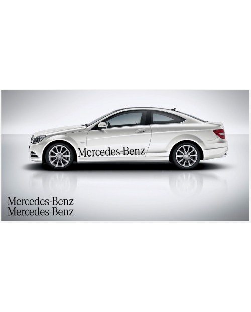 Aufkleber passend für Mercedes Benz Seitenaufkleber 150cm 2Stk. Satz