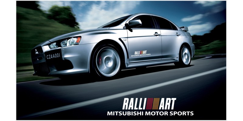 Decal to fit Mitsubishi Lancer Evolution Rally Art side decal 500mm 2pcs. kit