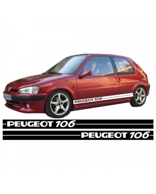 Aufkleber passend für Peugeot 107 Seitenaufkleber Aufkleber Satz
