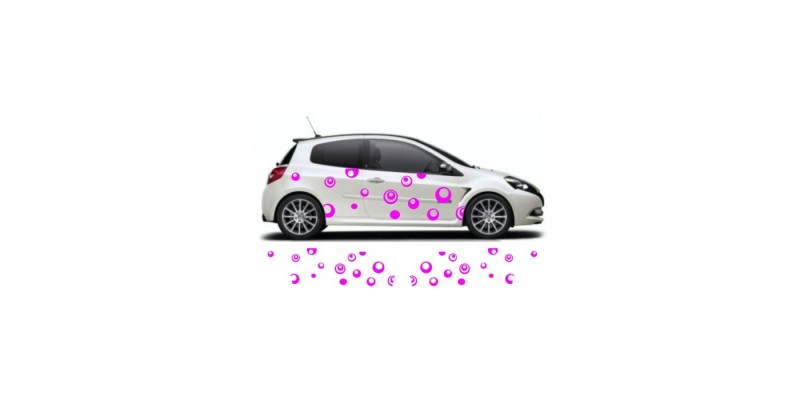 Decal to fit Renault clio custom side graphic