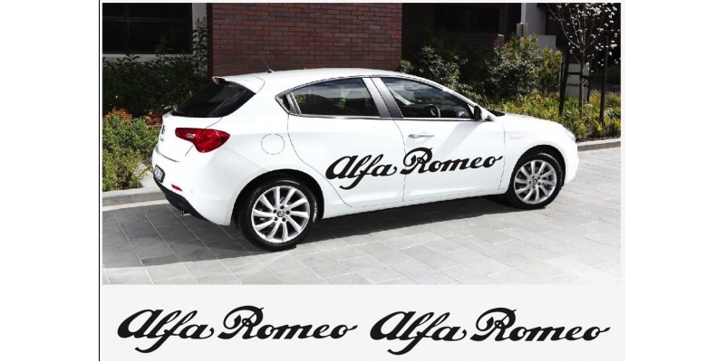 Decal to fit Alfa Romeo decal side decal set 2 pcs. L+R 150 cm