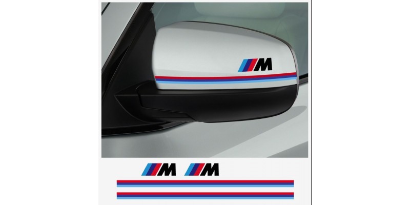 Aufkleber passend für BMW M Performance Aussenspiegel Aufkleber