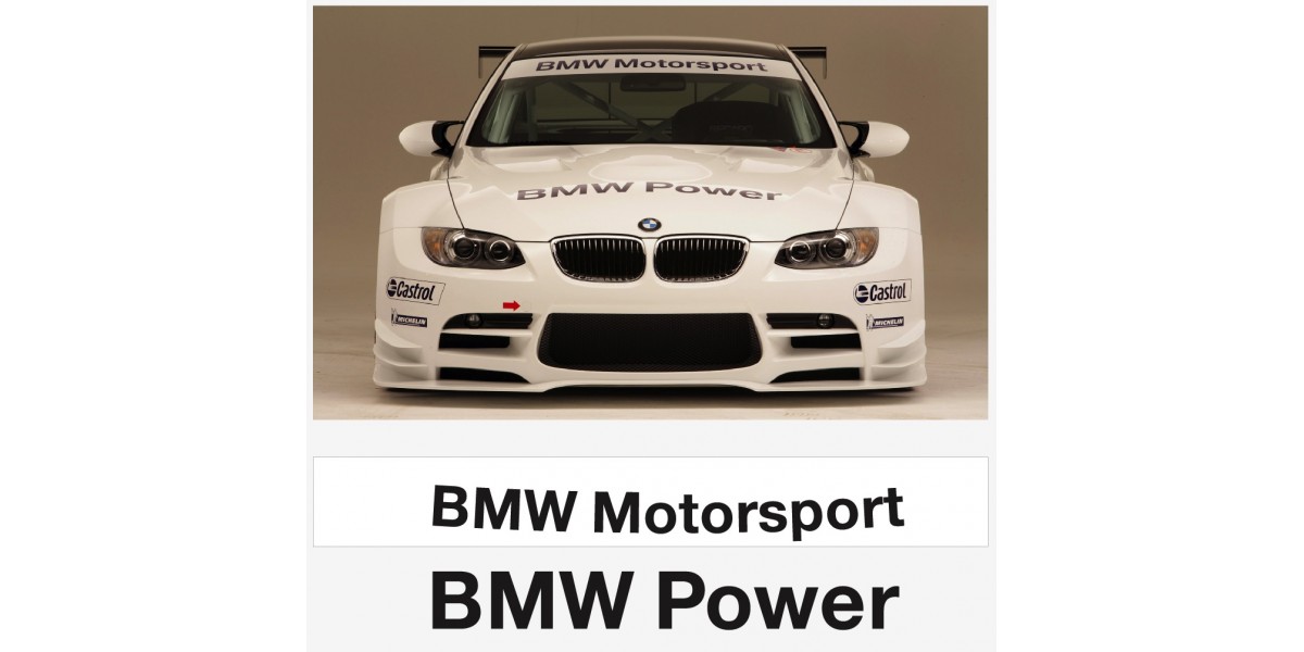 BMW M Power Motorsport Werkstatt PVC Banner Schild e30,X5,M3,M5 530d Z4 