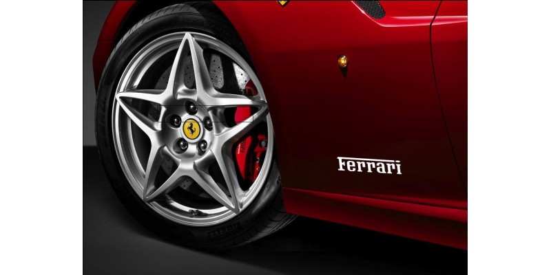 Aufkleber passend für Ferrari Seitenaufkleber Aufkleber 22 cm x 5 cm 2 Stk.