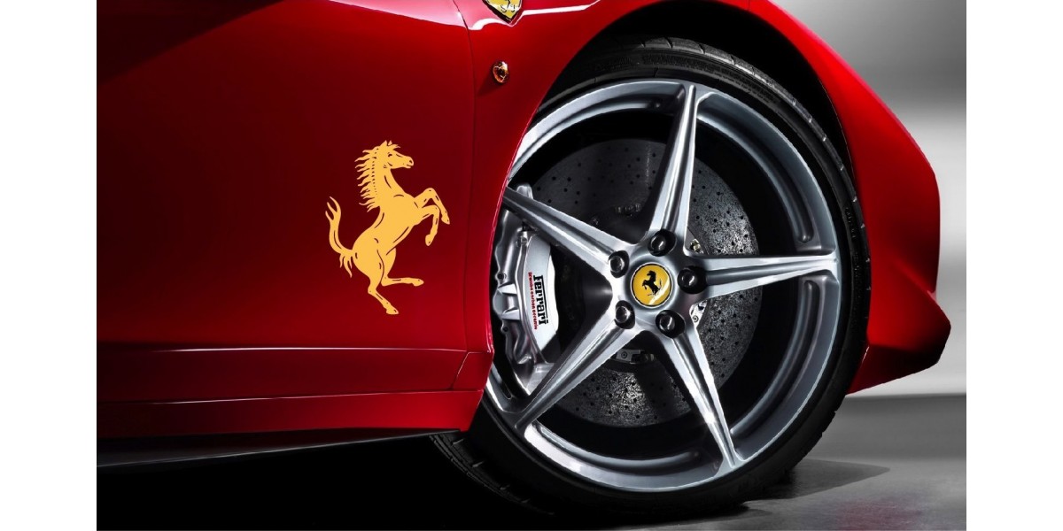 Aufkleber passend für Ferrari Seitenaufkleber Aufkleber Satz
