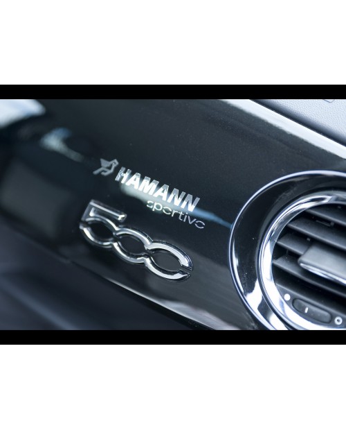 Aufkleber passend für Fiat 500 Hamann Sportivo Armatur Aufkleber 2 Stk.