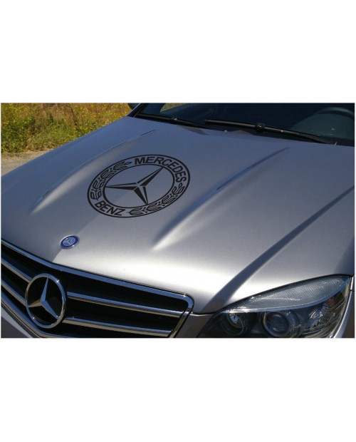 Aufkleber passend für Mercedes Benz Aufkleber Haubenaufkleber 58 cm V.1