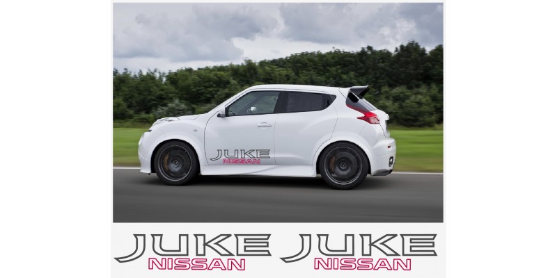 Decal to fit Nissan Juke Nismo motorsport side decal 100 cm 2pcs.