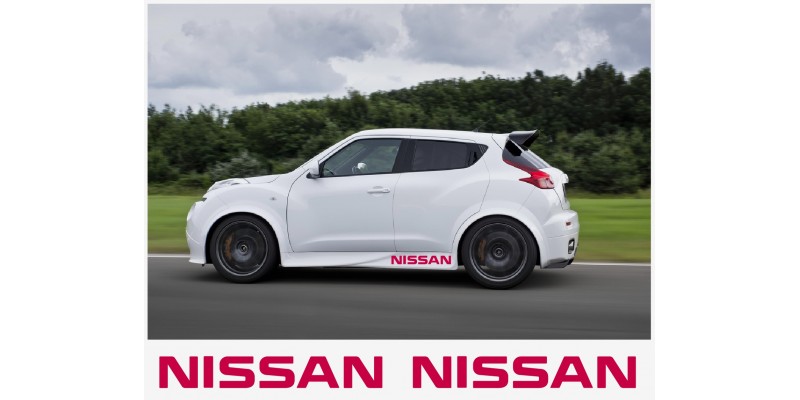 Decal to fit Nissan Juke Nismo motorsport side decal 60 cm 2pcs.