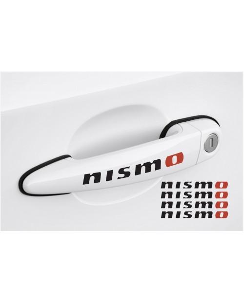 Aufkleber passend für Nissan Nismo Türgriff Aufkleber 4Stk, Satz 120mm