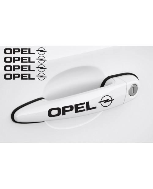 Aufkleber passend für Opel Türgriff Aufkleber Satz 4Stk, 100mm