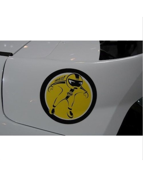 Aufkleber passend für Opel Motorsport Drive !!! Aufkleber Seitenaufkleber Adam R2 Opel Fahrer Maskottchen