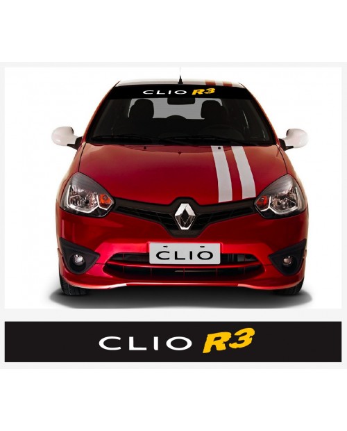 Aufkleber passend für Renault Clio R3 Frontscheibeaufkleber