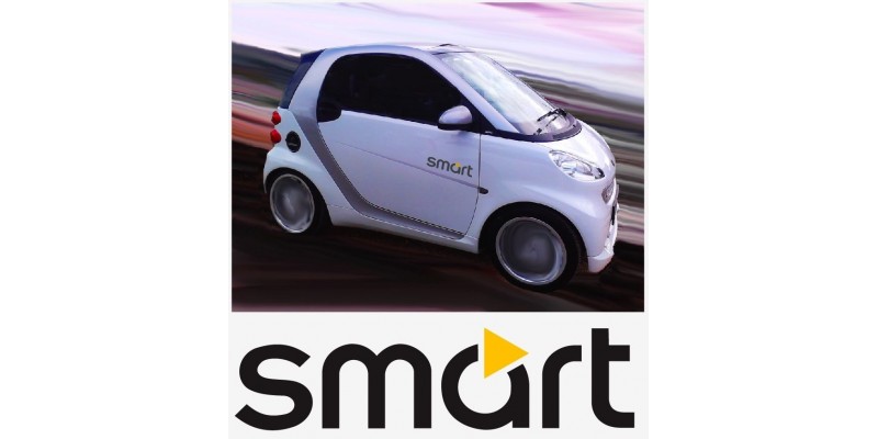 Decal to fit Smart Logo side decal 2 pcs. set 35cm
