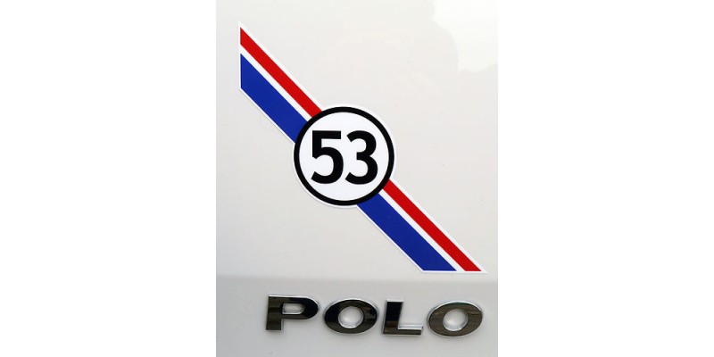 Decal to fit VW HERBIE 53 tail decal