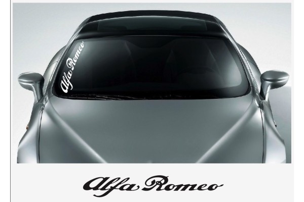 Aufkleber passend für Alfa Romeo Frontscheiben Aufkleber
