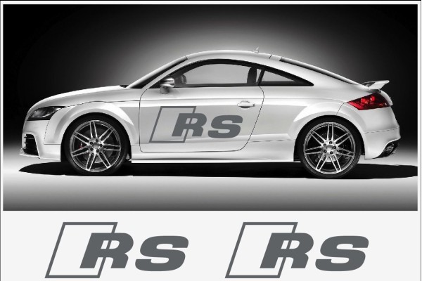 Aufkleber passend für Audi RS Seitenaufkleber Aufkleber 2Stk. Satz 960mm