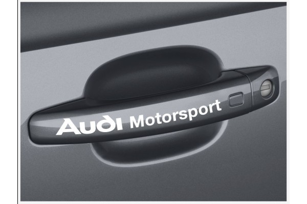 Aufkleber passend für Audi motorsport Türgriff Aufkleber