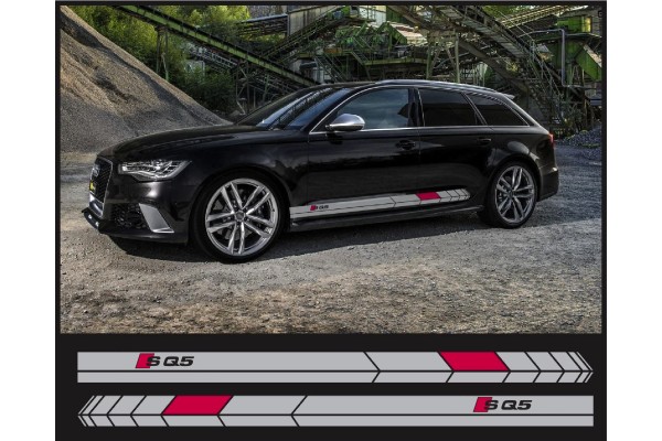 Aufkleber passend für Audi SQ5 Seitenaufkleber Satz R+L