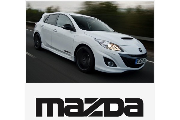 Aufkleber passend für Mazda Seitenaufkleber Aufkleber Satz 200mm