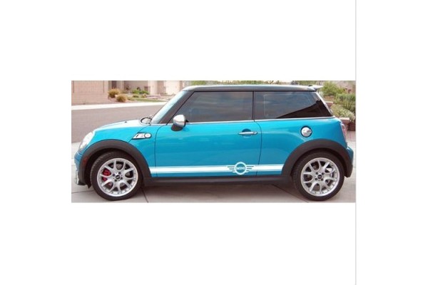 Aufkleber passend für Mini Cooper S Vinyl Side Decal Graphic Pair