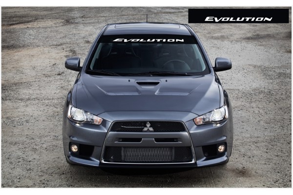Aufkleber passend für Mitsubishi Evolution Frontscheibe Aufkleber 1400mm