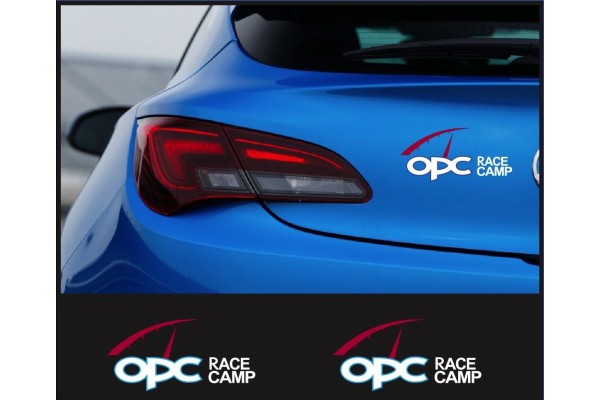 Aufkleber passend für OPC Race Camp Heckaufkleber Seitenaufkleber Aufkleber Satz 15cm 2Stk.