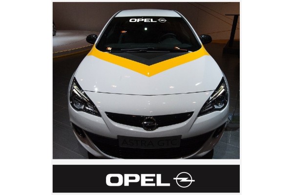 Aufkleber passend für Opel Frontscheiben Sonnenblendstreifen Aufkleber