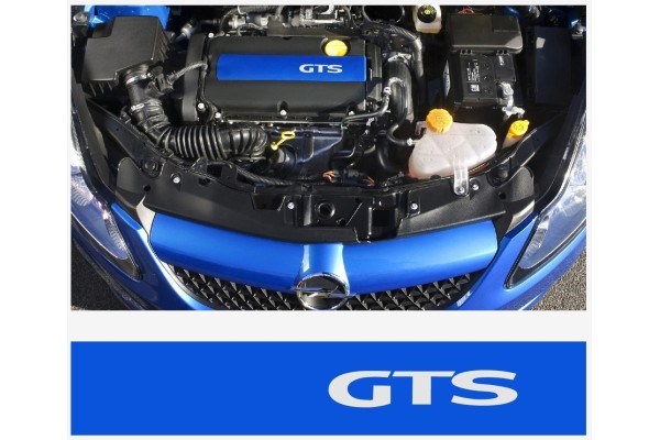 Aufkleber passend für Opel GTS Ventildeckel Aufkleber Vectra Corsa Astra Zafira A B C D E F G H