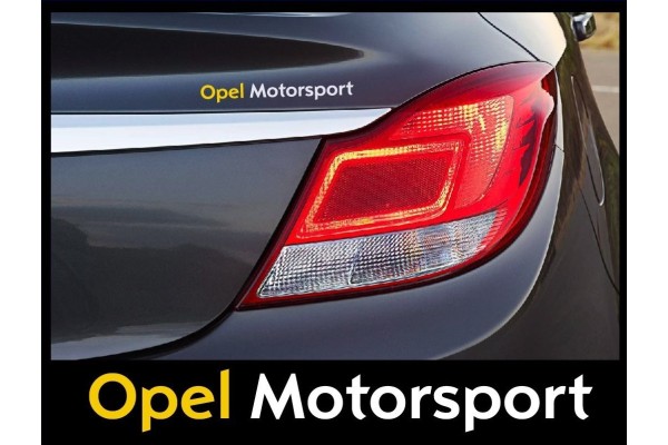 Aufkleber passend für Opel Motorsport Seitenaufkleber Aufkleber 2 Stk. 200Mm