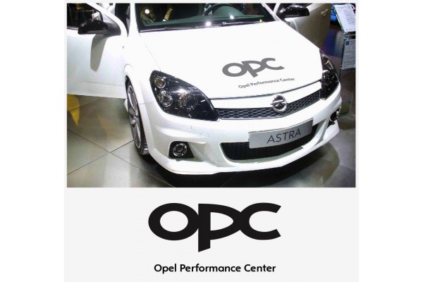 Aufkleber passend für Opel OPC Motorhaube haube Aufkleber Astra Corsa Vectra Zafira A B C D E F G H