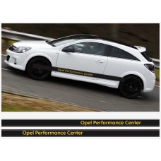Aufkleber passend für Opel Motorsport Seitenaufkleber Aufkleber Streifen 2Stk. Satz 225cm Corsa Astra