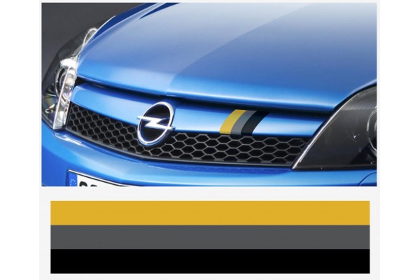 Aufkleber passend für Opel motorsport streifen 22cm x 5cm