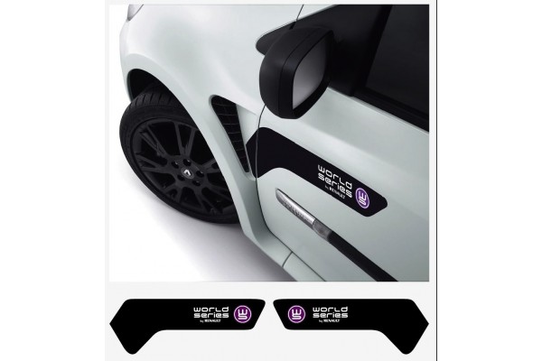 Aufkleber passend für Renault World Series by Renault Aufkleber Clio Sport Seitenaufkleber 2Stk. Satz