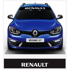 Aufkleber passend für Renault Frontscheiben Sonnenblendstreifen Aufkleber  Aufkleber passend für Renault Frontscheiben Sonnenblendstreifen Aufkleber