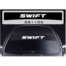Aufkleber passend für Suzuki Swift Frontscheiben Sonnenblendstreifen Aufkleber Aufkleber passend für Suzuki Swift Frontscheiben Sonnenblendstreifen Aufkleber