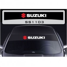 Aufkleber passend für Suzuki Frontscheiben Sonnenblendstreifen Aufkleber Aufkleber passend für Suzuki Frontscheiben Sonnenblendstreifen Aufkleber