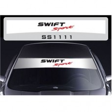 Aufkleber passend für Suzuki Swift Sport Frontscheiben Sonnenblendstreifen Aufkleber Aufkleber passend für Suzuki Swift Sport Frontscheiben Sonnenblendstreifen Aufkleber