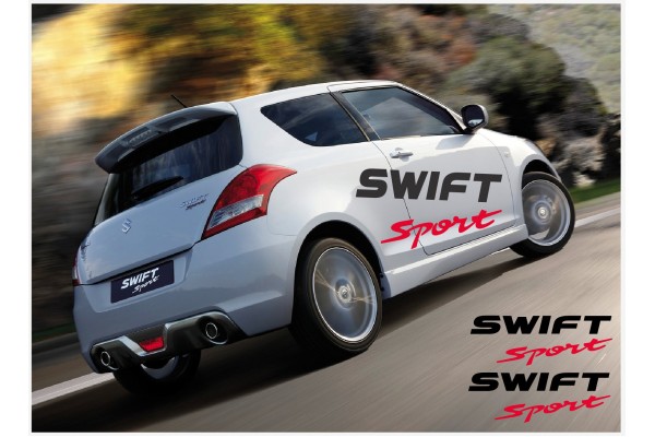 Aufkleber passend für Suzuki Swift Sport Seitenaufkleber Aufkleber Satz 150cm 2Stk.