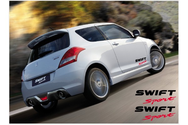 Aufkleber passend für Suzuki Swift Sport Seitenaufkleber Aufkleber Satz 30cm 2Stk.