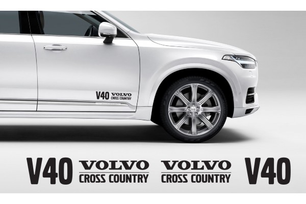 Aufkleber passend für Volvo V40 Cross Country Aufkleber 400mm
