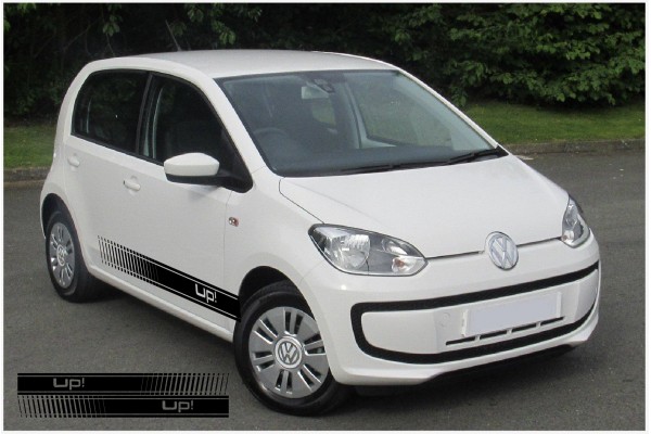 Aufkleber passend für VW UP Seitenaufkleber Satz 2Stk. Satz