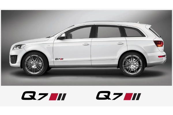 Aufkleber passend für Audi Q7 Seitenaufkleber Aufkleber 2 Stk. 20cm