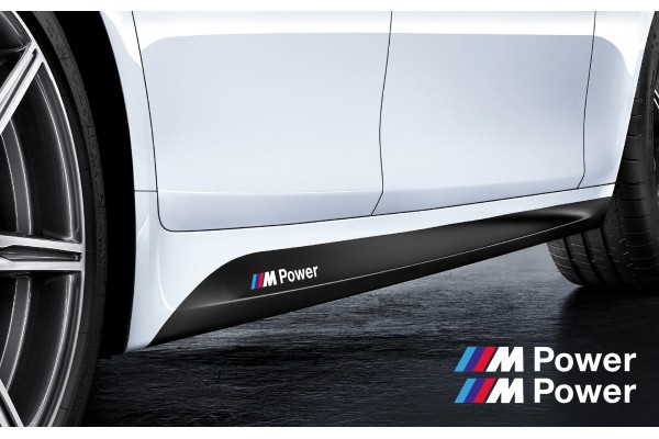 Aufkleber passend für BMW M Power Aufkleber Seitenaufkleber  - ohne Hintergrund!
