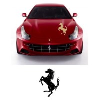Aufkleber passend für Ferrari Motorhaube Aufkleber Cavallino Rampante Ferrari Pferd 65cm Aufkleber passend für Ferrari Motorhaube Aufkleber Cavallino Rampante Ferrari Pferd 65cm