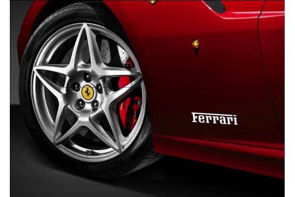 Aufkleber passend für Ferrari Seitenaufkleber Aufkleber 22 cm x 5 cm 2 Stk.