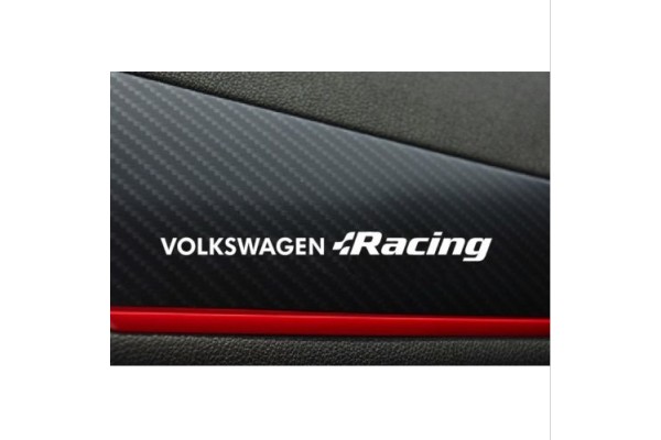Aufkleber passend für VW Volkswagen Racing Aufkleber 2 Stk. 130mm