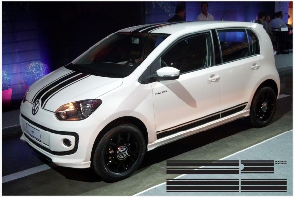 Aufkleber passend für VW Volkswagen Up Seitenaufkleber Aufkleber Satz 2 Stk.