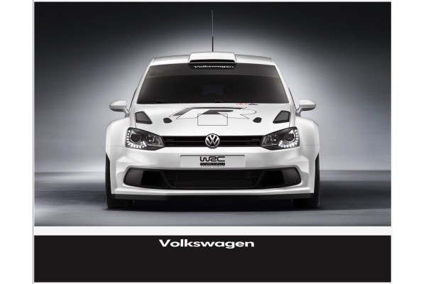 Aufkleber passend für VW Volkswagen Frontscheiben Sonnenblendstreifen Aufkleber 300mm x 30mm